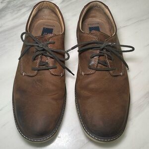 Johnston & Murphy Men's Brown Leather Casual Shoes
